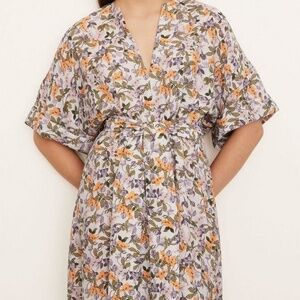 Vince Wisteria Vine Dress in Violetta